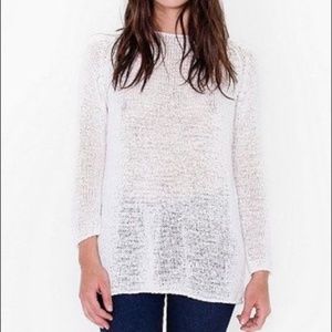 American Apparel Delphine Open Knit Sweater XS/S